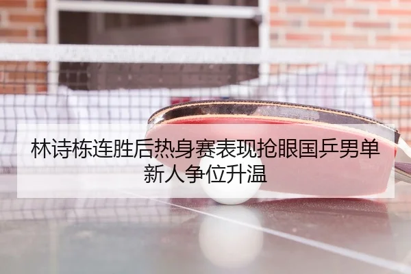 林诗栋连胜后热身赛表现抢眼国乒男单新人争位升温